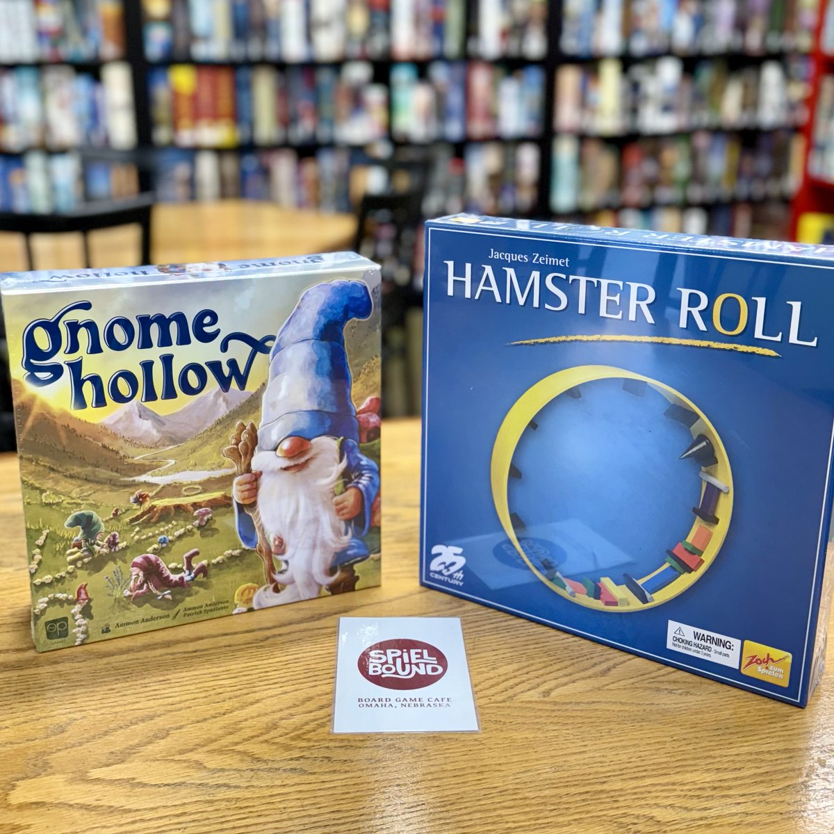 Spielbound's tweet photo. Gnome Hollow, Hamster Roll, Celtae, Everstone, Temple of Horrors, The Gang and much more in this week's #boardgamestore arrivals!
https://t.co/9voQNQnVFy
@TheOpGames @25thCG @ThamesAndKosmos @SpaceCowboys1 @giochix @EditionsMatagot https://t.co/JTyDR8QDoT