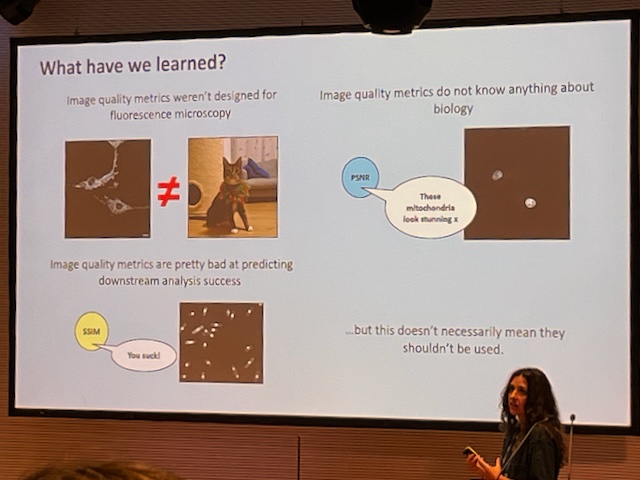 Simon F. Nørrelykke (@simonflyvbjerg) on Twitter photo Beware of applying computer-vision metrics to microscopy image of biological samples. At best, you fool only yourself.
<a href="/SuperResoluSian/">Dr Siân Culley</a> #I2K2024 #BioImageAnalysis Beware of applying computer-vision metrics to microscopy image of biological samples. At best, you fool only yourself.
<a href="/SuperResoluSian/">Dr Siân Culley</a> #I2K2024 #BioImageAnalysis