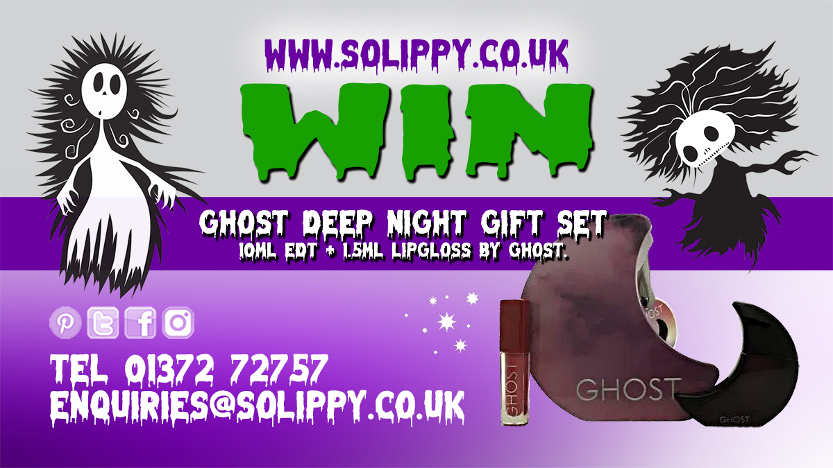 So_Lippy's tweet photo. Enter our #Halloween #competition to #win this #Ghost Deep Night  #fragrance &amp; #lipgloss 

Simply r/t for your chance (end 31/10)  
Available to purchase as well at https://t.co/xPCccK3UK8 

#solippy #Halloween2024 #shopping #epsom #surrey #trickortreat #Giveaways #treat #beauty https://t.co/GPLWwgE2wY