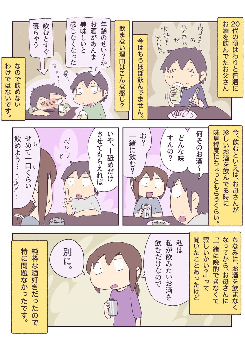 お父さんとお酒 
