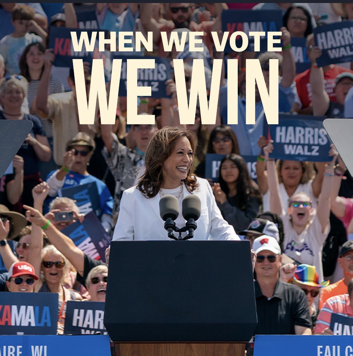 light_create's tweet image. In Trump world
NOTHING MATTERS!
(But Trump!)
Not the law, not an insurrection, or liking Hitler, NOTHING MATTERS!

In Kamala's W H,
EVERYTHING MATTERS!
The law matters!
Democracy matters!
YOUR FREEDOMS MATTER!
Seeing other people as neighbors matters!
Voting matters &amp;amp; you matter!