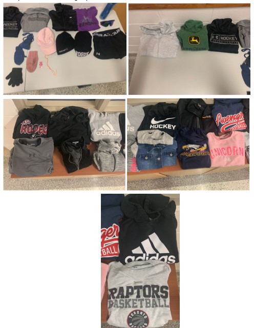 Hello  Elma Families: please check out the school's Lost &amp; Found.  If any  item(s) belong to your household, please have your student retrieve it  and bring it home, or pick it up during school hours next week.  Thank  you 📷