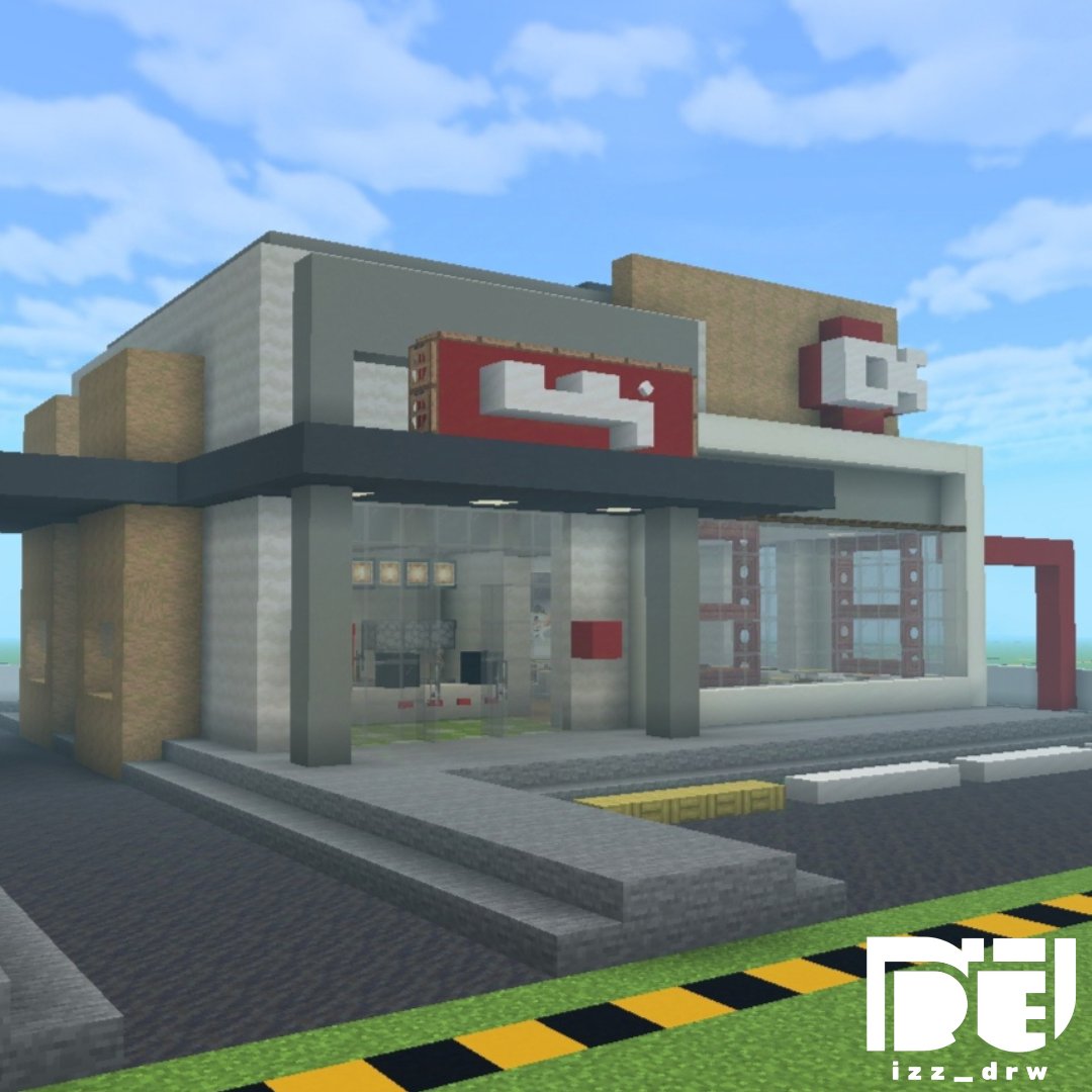 izz_drw's tweet photo. Foodblock Batch 2
- Starbucks, Chowking, KFC
#minecraft #modern #build #inspiration #architecture https://t.co/G1h3t56cu3