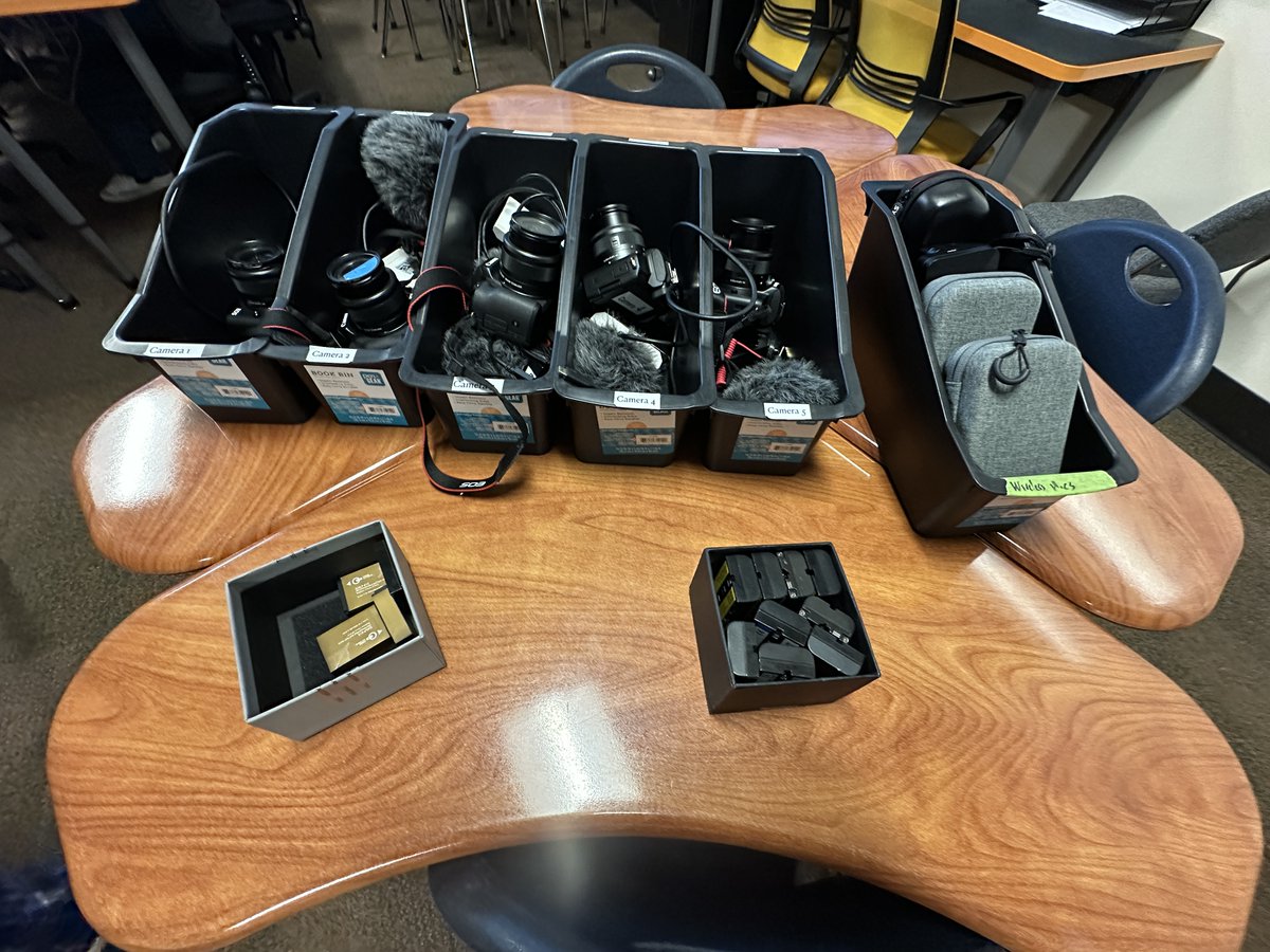 Always_clicking's tweet image. Lights, Camera, Action!   My favorite part of teaching is seeing how creative student are.  Their project is a commercial for a fictitious product that must use the green screen.  Can&apos;t wait to see what the frying pan is for.@AppleEDU @DoverHSNJ #finalcutpro