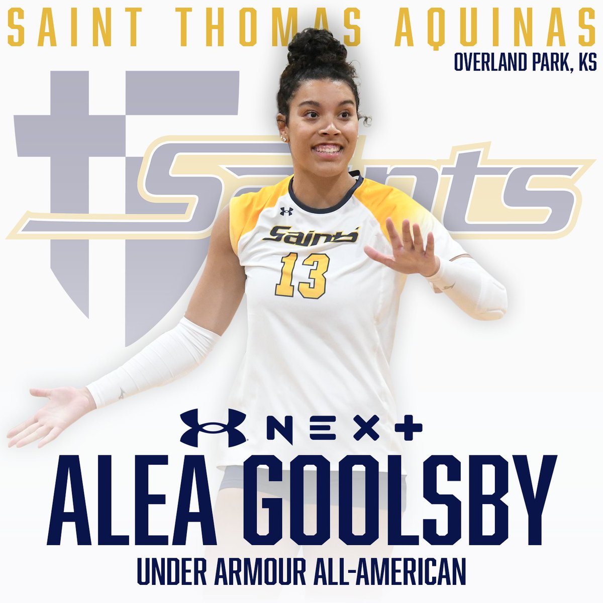 Congratulations to Alea Goolsby for her selection as an Under Armour All-American! The Iowa State commit is 1 of 26 players selected from across the nation and will be playing in the All-American game in Orlando on Jan 1. We will recognize Alea at tonight’s football game. Great