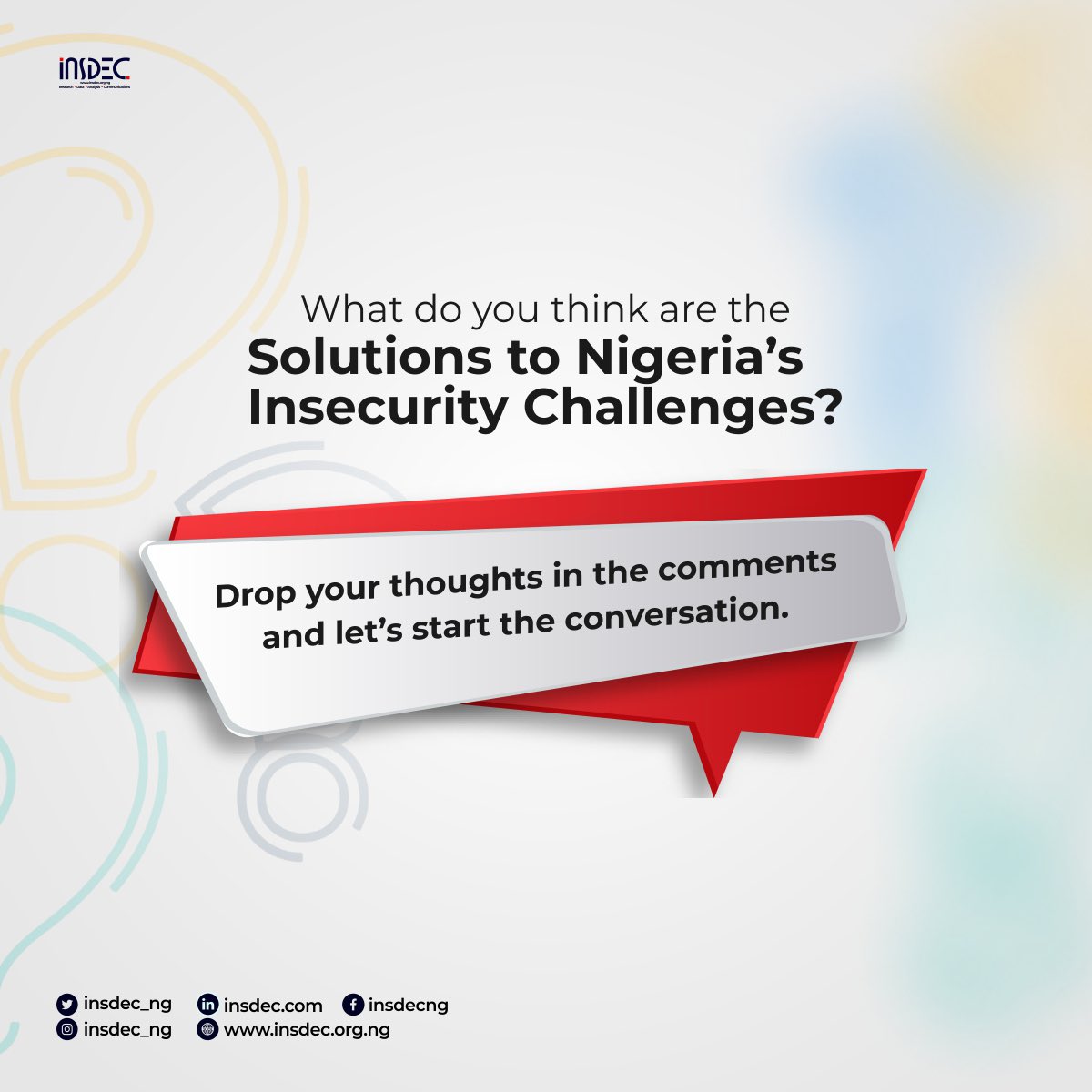 Insdec_ng's tweet photo. We all want a lasting solution.
Be a part of the solution.
Click the link in bio to request for the report:
https://t.co/Vj8MtLfGBf
#InsecurityCrisis #insdecng #insecurity #insecurityinnigeria #activist #activism https://t.co/OLjn44ZG04