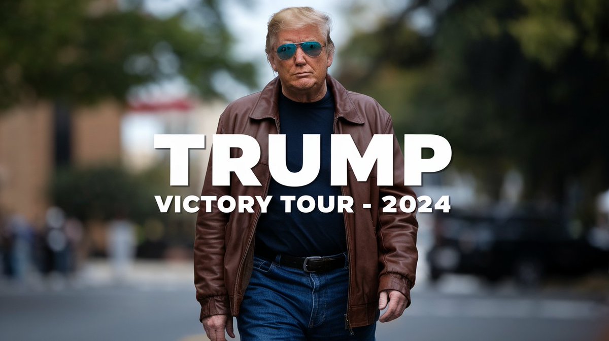 TheFNCorp's tweet photo. Get ready for the Trump Victory Tour - 2024.
#trumpvictorytour https://t.co/yiD2ECyWfr