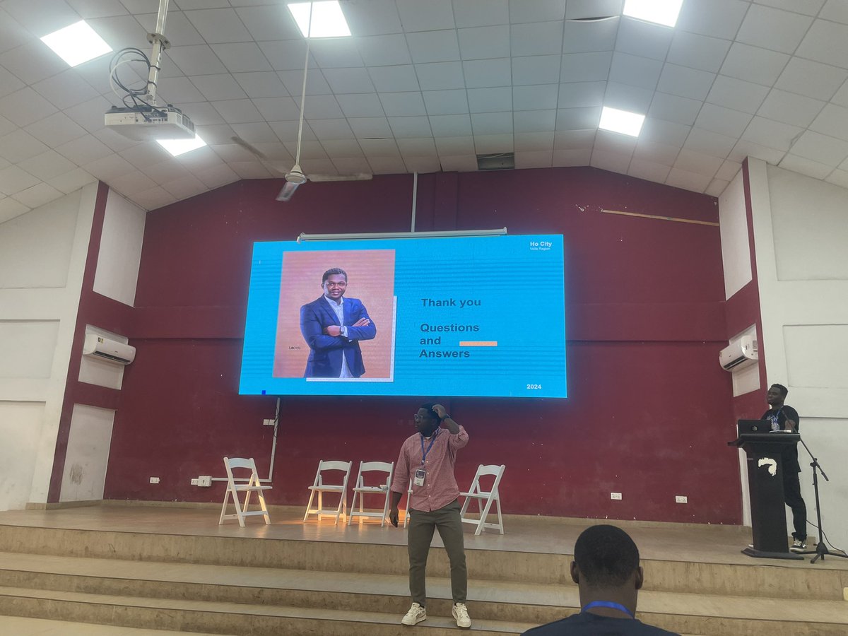 PythonHo's tweet image. Each individual has a role to play, and @PythonHo has set the blueprint!
A very powerful message of community building from @komla_dzidefo at #PyHo24 on Relevant Ecosystems That Support Tech to Thrive - PythonHo a Case in Point
#PyHo24