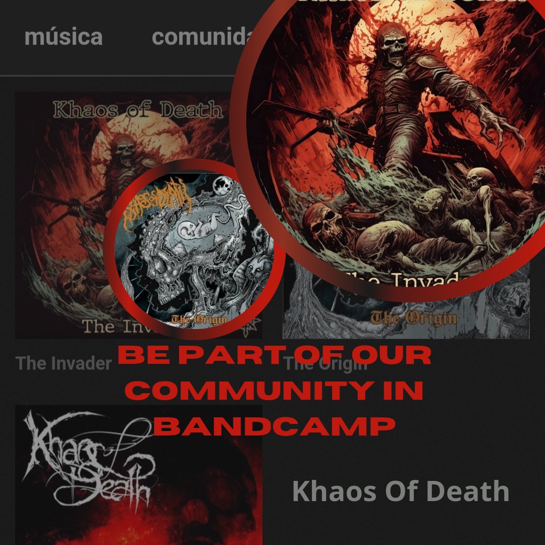 KhaosOfDeath's tweet photo. Be part of our community in BandCamp. 🤘

Check our albums and singles. 

https://t.co/oF0OAkbdnP

#deathmetal #khaosofdeath #theorigin #theinvader #deathmetalband https://t.co/4dsIEGRawp