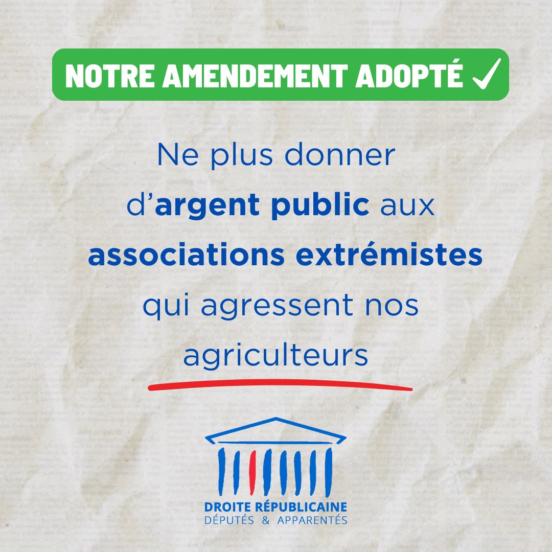 Groupe Droite Républicaine tweet media