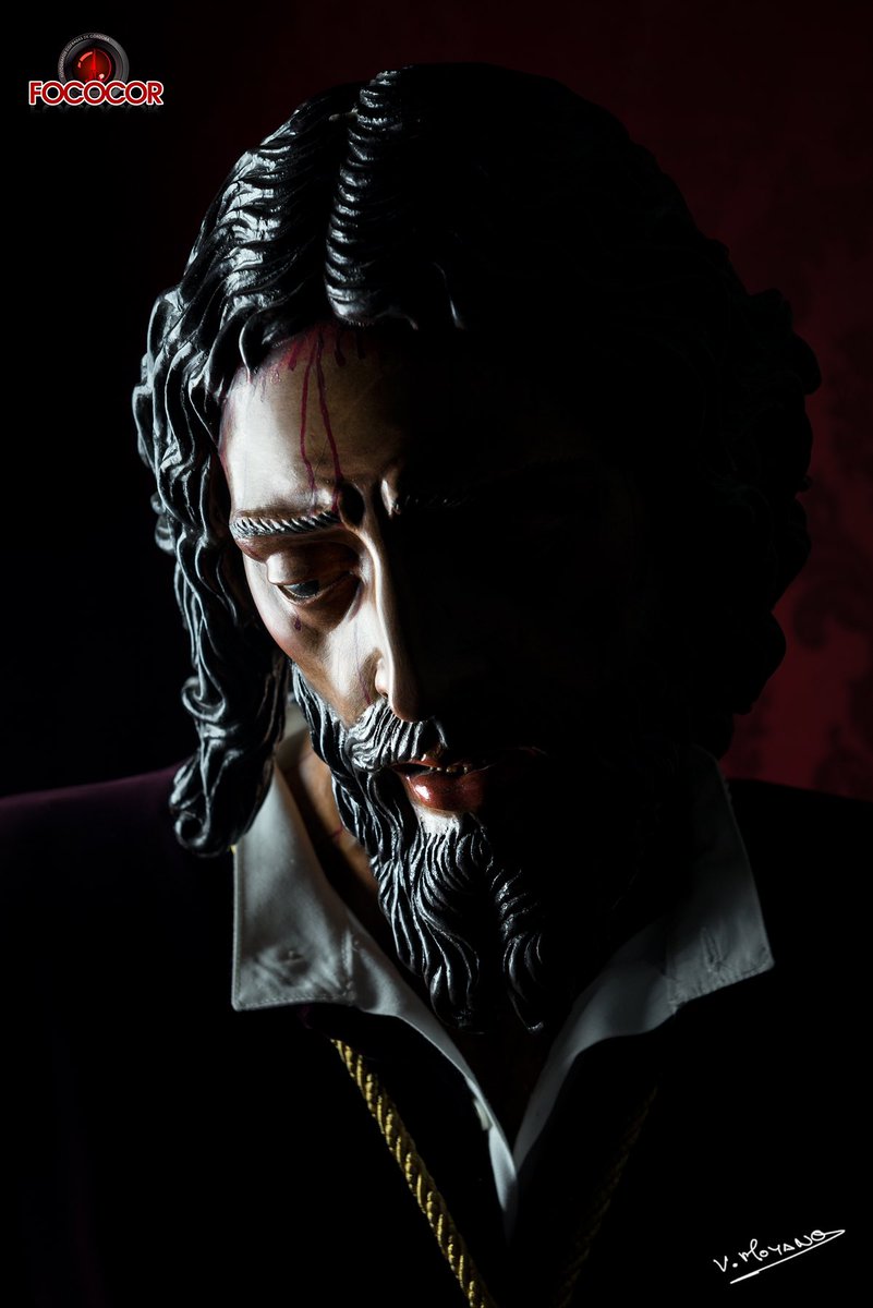 Foto 11: Sesión de estudio realizada a Ntro. Padre Jesús de la Sangre en diciembre de 2017. Posteriormente fue cartel de la Hermandad.