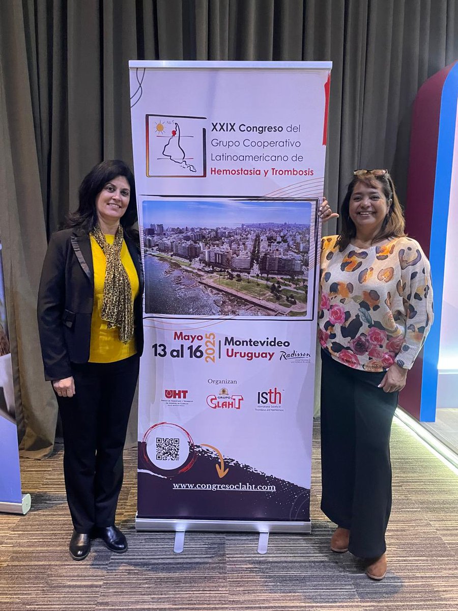 grupoclaht's tweet photo. ¡Gracias T.M. Patricia Hidalgo Pizarro por promocionar el Congreso CLAHT 2025 en la Jornada de Hemostasia en Chile! 🇨🇱🙌 #CLAHT2025 #Hemostasia #Salud https://t.co/MrENU3YnoK