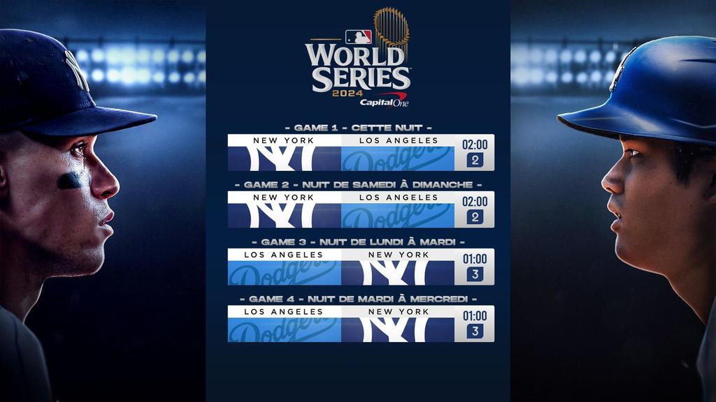 MLBextra (@mlbextra) on Twitter photo Pour l'histoire... sur <a href="/beinsports_FR/">beIN SPORTS</a> 🔥
Ce soir débutent des World Series #MLBextra iconiques entre deux franchises mythiques 😎
À ne rater sous aucun prétexte ⚾ Pour l'histoire... sur <a href="/beinsports_FR/">beIN SPORTS</a> 🔥
Ce soir débutent des World Series #MLBextra iconiques entre deux franchises mythiques 😎
À ne rater sous aucun prétexte ⚾