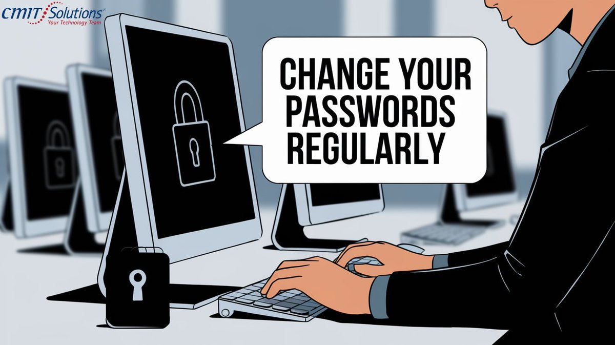 CMITOakPark's tweet image. 🔄 Change your passwords regularly. Periodically updating your passwords reduces the chances of a hacker gaining long-term access. 
#CybersecurityAwarenessMonth #PasswordUpdate #StayProtected