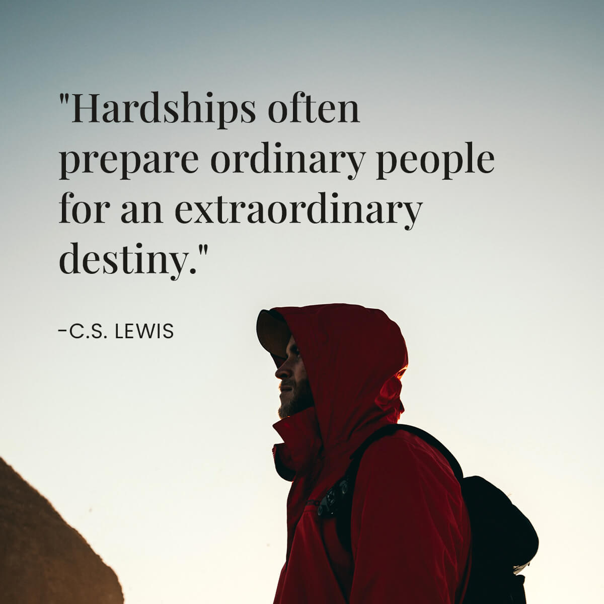 Our hardships make us who we are.

#inspirationalquotes #quoteoftheday