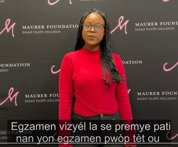 In #Haiti there is virtually no access to mammography, so self-exams are key for the early detection of #BreastCancer. This video—in Haitian Kreyòl—explains how to perform a breast self-exam: ow.ly/RBUK50TSBE9 
Fè mesaj la pase!