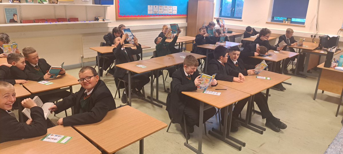 English Department (@eng_stjosephs) on Twitter photo A huge thanks to children's reading charity <a href="/BookTrustNI/">BookTrustNI</a>, who provided each of our Year 8 pupils with a brand new book of their choice 📖
We can't think of a better way to celebrate Book Week NI!
<a href="/StJosephsDerry/">Principal St Joseph's Boys' School</a>
#readingforpleasure
#takingboysseriously
#achievementforall A huge thanks to children's reading charity <a href="/BookTrustNI/">BookTrustNI</a>, who provided each of our Year 8 pupils with a brand new book of their choice 📖
We can't think of a better way to celebrate Book Week NI!
<a href="/StJosephsDerry/">Principal St Joseph's Boys' School</a>
#readingforpleasure
#takingboysseriously
#achievementforall