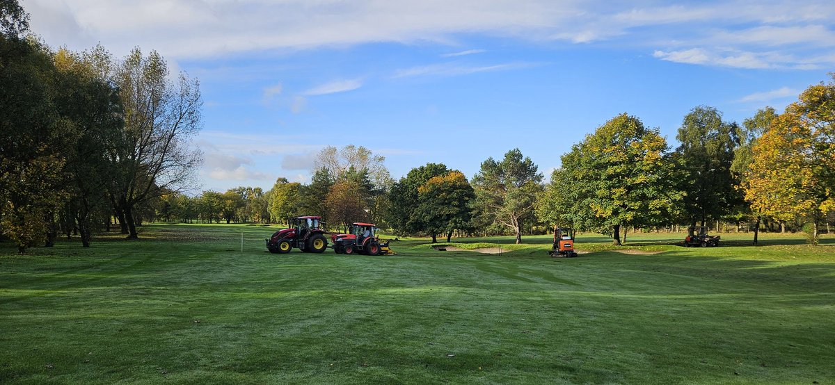 850m later fairway drainage <a href="/HowleyGC/">Howley Hall GC</a> complete. Big steps forward for the club. Superb work carried out by Evergreen &amp; greenstaff.