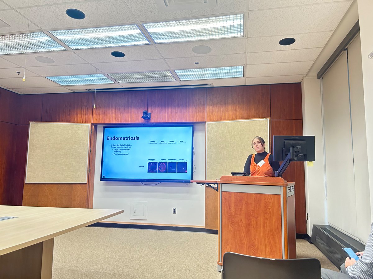 Final speaker of the session, giving us some endometriosis insights, Olivia Camp 👏