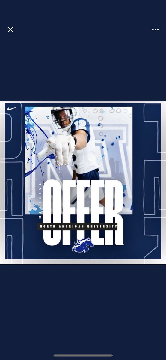 flashydell's tweet photo. Blessed to receive a offer from North America University @NAU_FB @htx_audreece @CCCLionsFB @CCCLions #GTG 🙏🏾 https://t.co/KyZUWFC7Q6