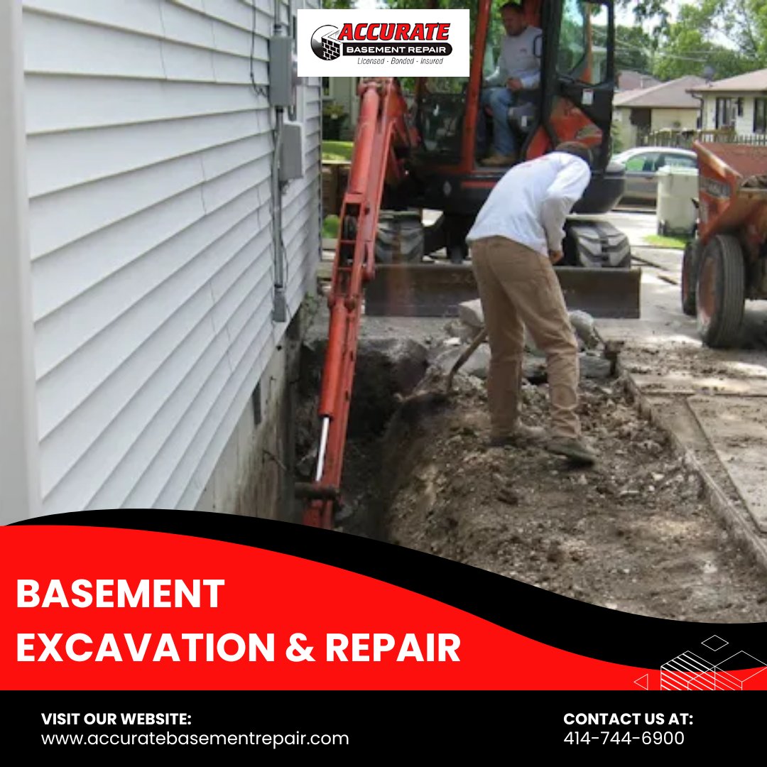 Accu_Basement's tweet photo. Need professional basement excavation or repair services? Our team delivers reliable solutions for your home, ensuring a strong and secure foundation. 

Contact us today to schedule an inspection: https://t.co/n29hjOUkRd 

#BasementExcavation #FoundationRepair #HomeSafety https://t.co/8M0f1xw9TV