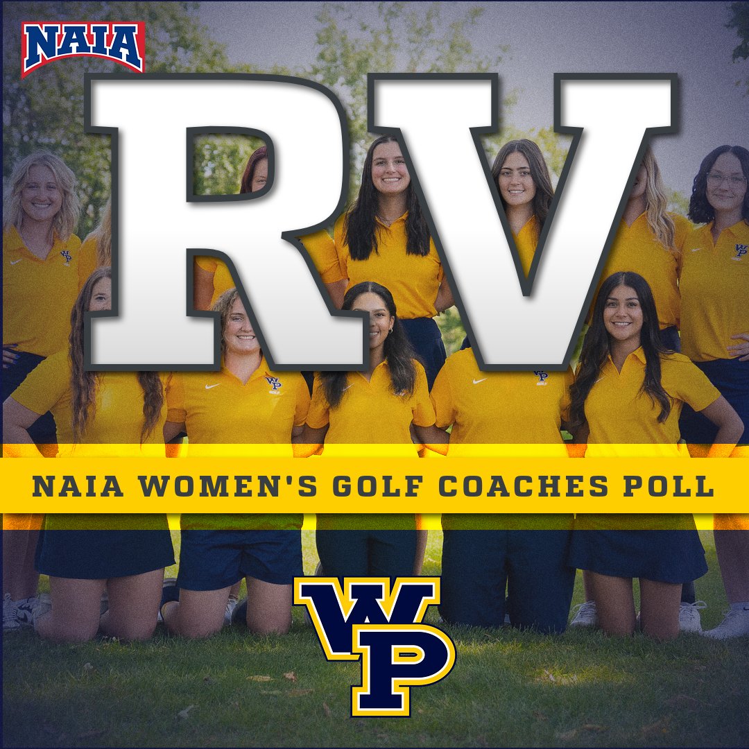 The team is Receiving Votes for the first NAIA Women's Golf Coaches Poll of the season. #WinAtEverything