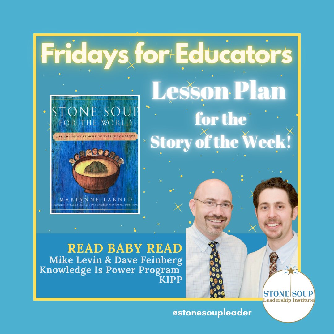 stonesoupleader's tweet image. TEACHERS use this FREE #LessonPlan to inspire your students to embrace the power of reading. #TeachForAmerica #KIPP #Diversity #Inclusion #SEL #StoneSoupEducationCurriculum 
@kippschools stonesoupleadership.org/wp-content/upl…