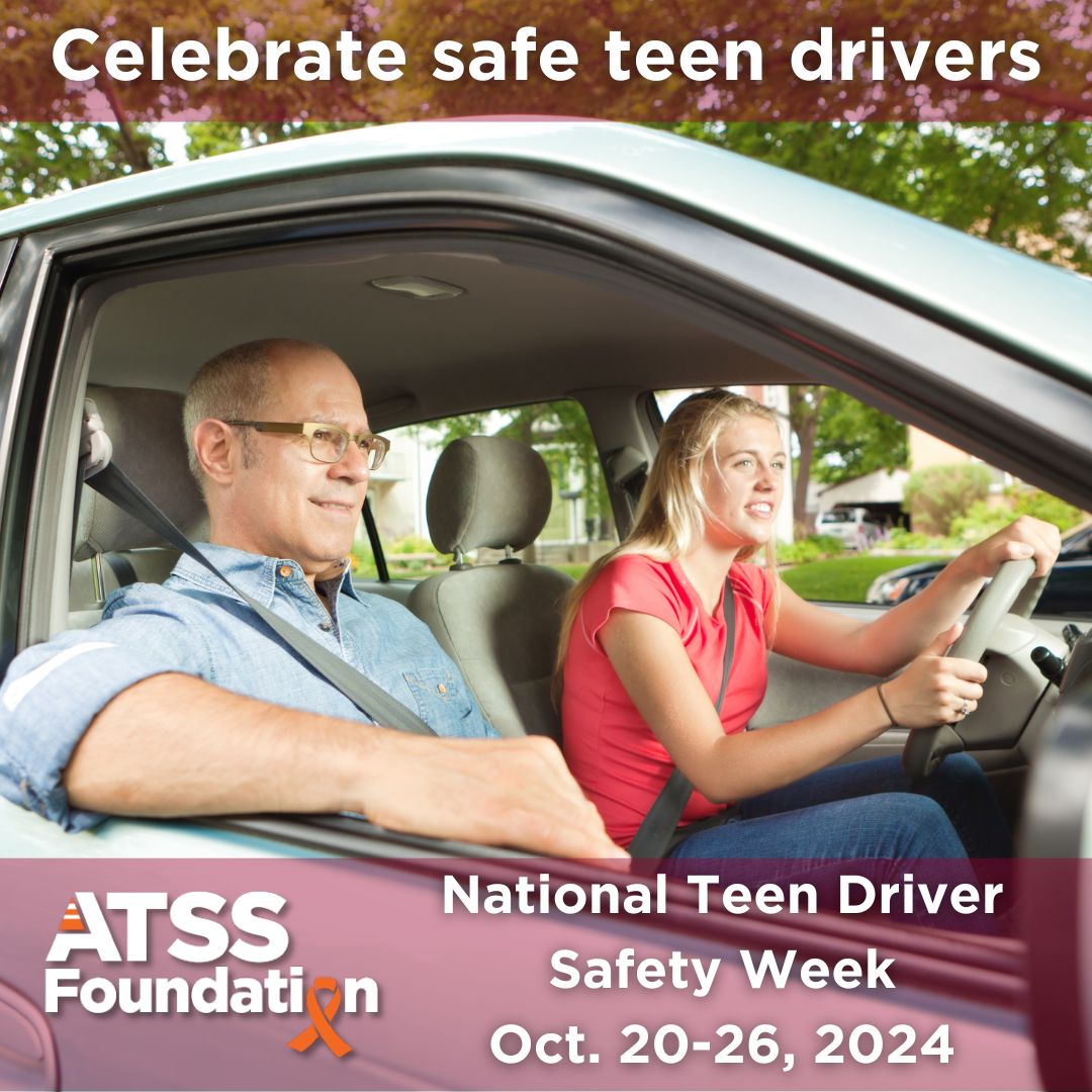 ATSSAHQ's tweet photo. As we near the end of National Teen Driver Safety Week, #ATSSA, the #ATSSFoundation, @NHTSAgov and @NSCsafety encourage everyone to support safe teen driving habits by staying alert and focused when on the road. #DriveItHome #RoadwaySafety https://t.co/EtyWYu2uFh