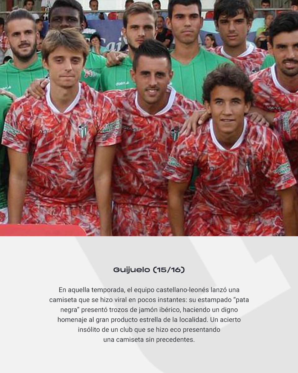 futbolfactory's tweet photo. La historia de las 4 camisetas más originales en la historia del fútbol español. 

 #footballshirts #camisetasdefutbol #guijuelo https://t.co/AHwh1NVDYx