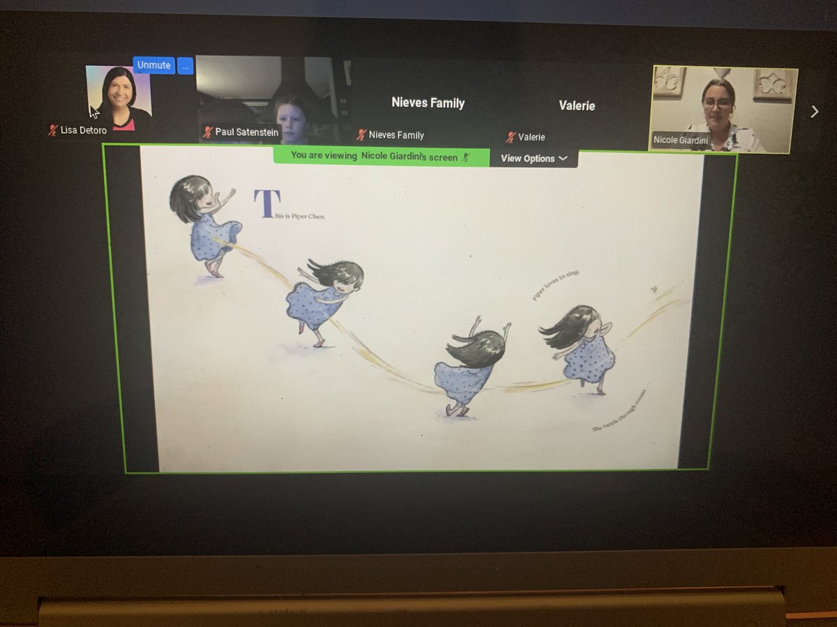 Thanks to those who joined us for Mrs. Giardini’s virtual interactive read aloud last night!! Those who were unable to attend can still complete the at-home activity!