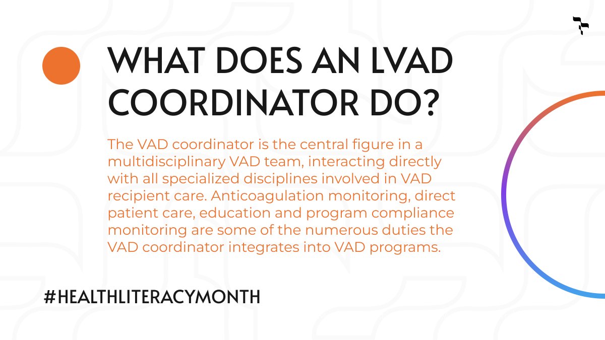 Oftentimes it is said “There is no VAD patient without a VAD coordinator”, paving the way to the role itself. LVAD Coordinators expertise and support empower patients and families to make informed decisions every step of the way! 
#briohealthsolutions #heartfailure #LVAD