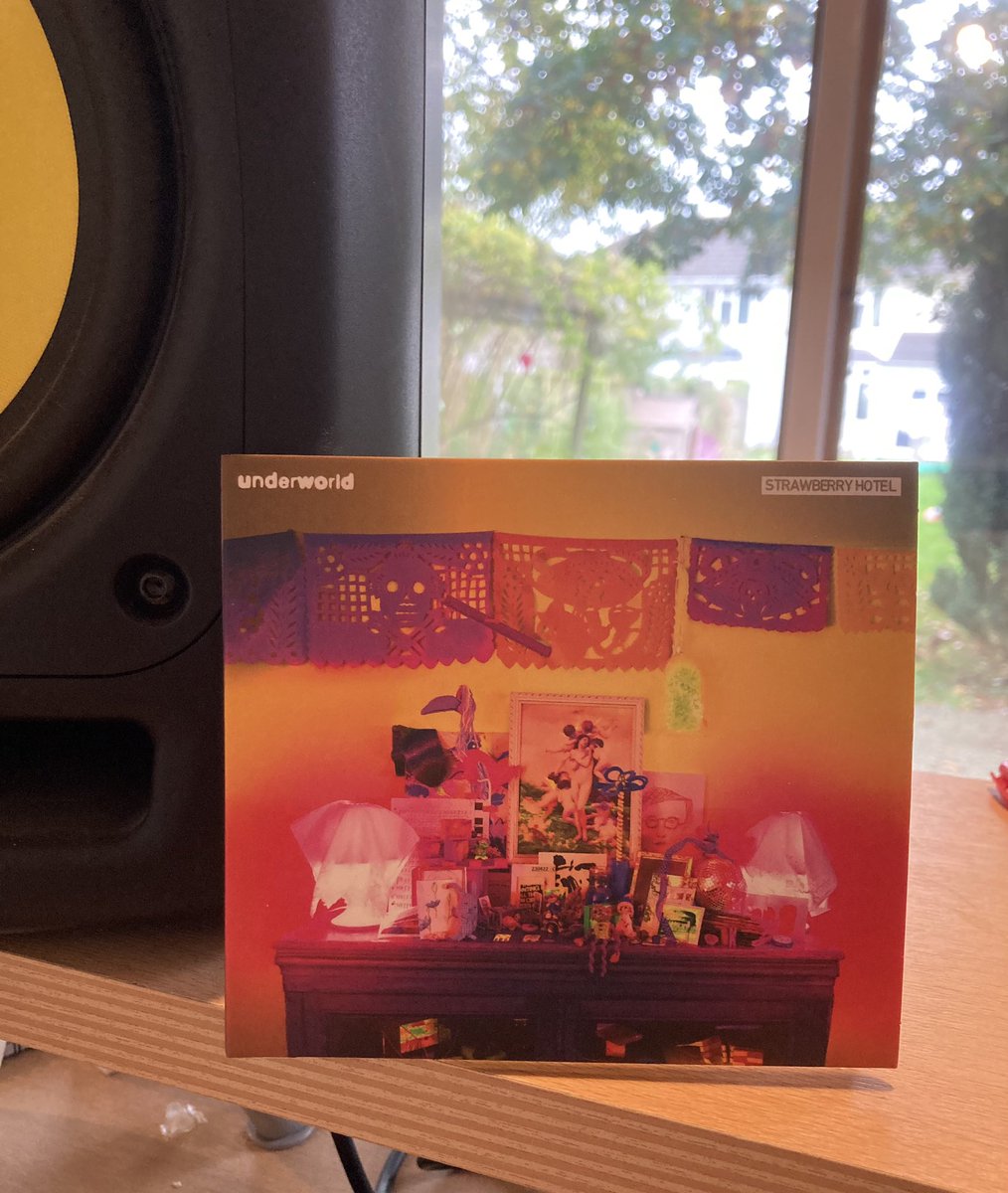 2 listens through of the new <a href="/underworldlive/">Underworld</a> album so far and I love it. I know it’s only going to get better with further listens too #underworld #strawberryhotel