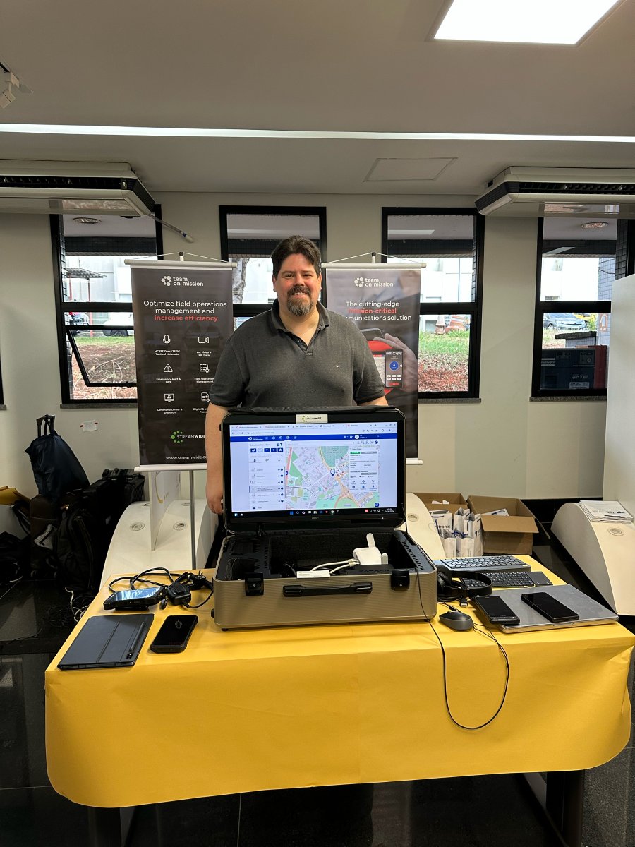 STREAMWIDE's tweet photo. 📷 Highlights from STREAMWIDE's Participation in the IV Symposium on Mission-Critical Communications in Brasilia 📍. https://t.co/KS5muAjIjS