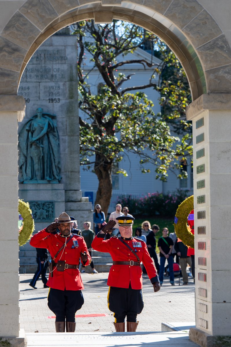 RCMPNS's tweet photo. #RCMPNS joined peace officers from across #NovaScotia on Oct. 20 for the annual Fallen Peace Officers Memorial. Peace Officers marched in a solemn procession to Grand Parade, where they remembered and honoured those who have lost their lives keeping the peace in the province. https://t.co/Wk4D1n73UD