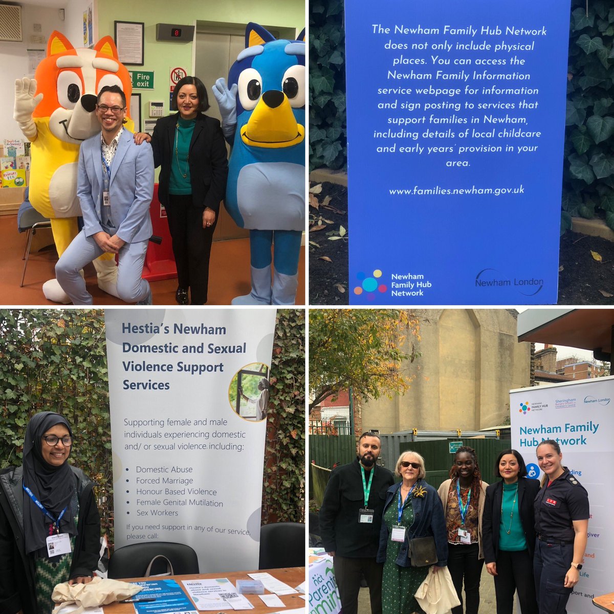 Fun launch today of our 3rd Family Hub in Manor Park Community Centre in collaboration with Sheringham Nursery School and Children’s Centre. 

With <a href="/CllrSarahRuiz/">Sarah Ruiz</a> and the team plus Bingo and Bluey as well 🤩

We’re committed to giving our youngsters the best start in life. 🙌🏽