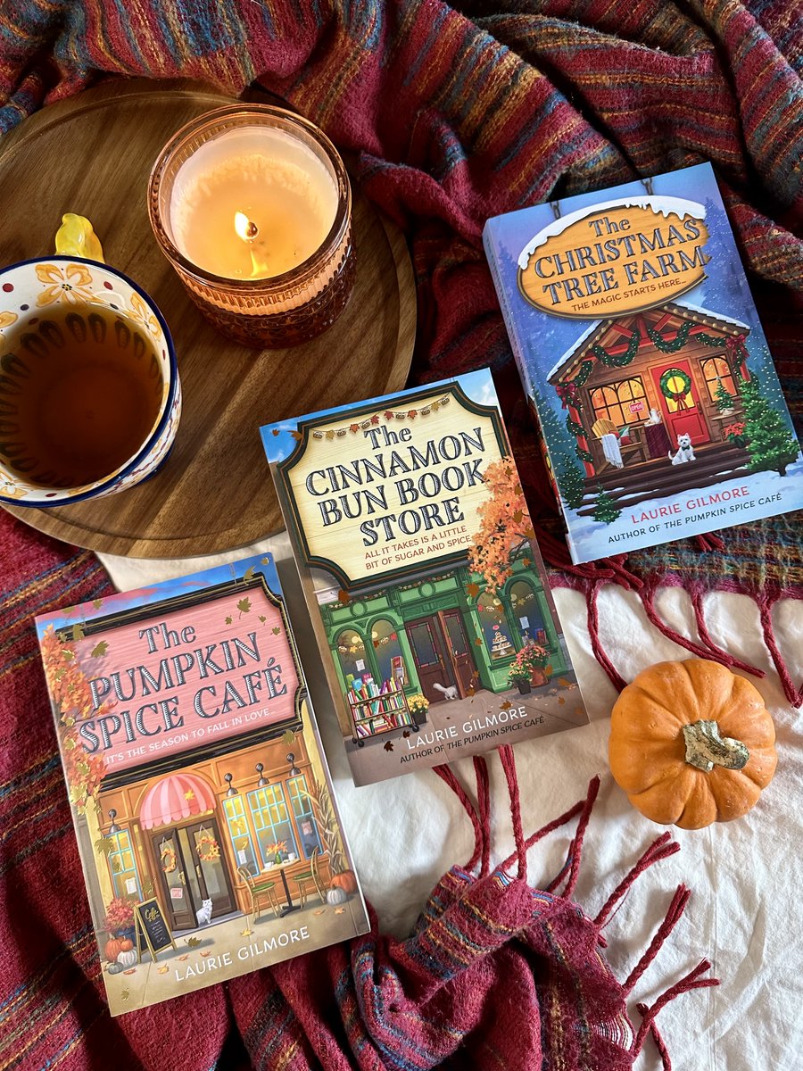 HarperCollins (@harpercollins) on Twitter photo If you loved the viral The Pumpkin Spice Café, continue Laurie Gilmore's Dream Harbor series with The Cinnamon Bun Book Store and The Christmas Tree Farm—cozy romantic mysteries with a HEA guaranteed! ☕🎃🍂 bit.ly/3AgjCv1 <a href="/Harper360/">HarperCollins 360</a> If you loved the viral The Pumpkin Spice Café, continue Laurie Gilmore's Dream Harbor series with The Cinnamon Bun Book Store and The Christmas Tree Farm—cozy romantic mysteries with a HEA guaranteed! ☕🎃🍂 bit.ly/3AgjCv1 <a href="/Harper360/">HarperCollins 360</a>