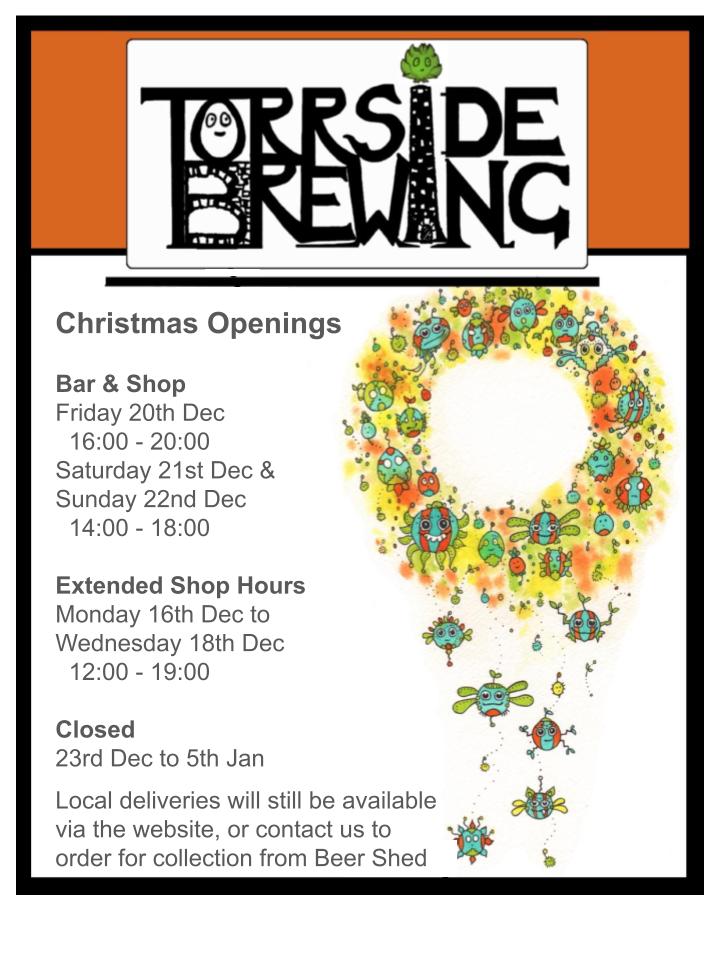 For those who have been asking, here are our extended opening hours for December ⬇️🎄