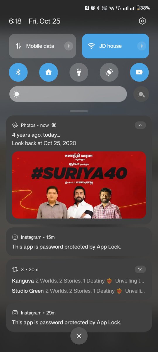 Prushoth_17's tweet photo. Now way 😭😭😭😭😭 #Suriya40 update day 😭😭😭

@pandiraj_dir Sirrrrrrrrrrrrr, Memories Notification 😭😭 https://t.co/AxzjlkN3OX