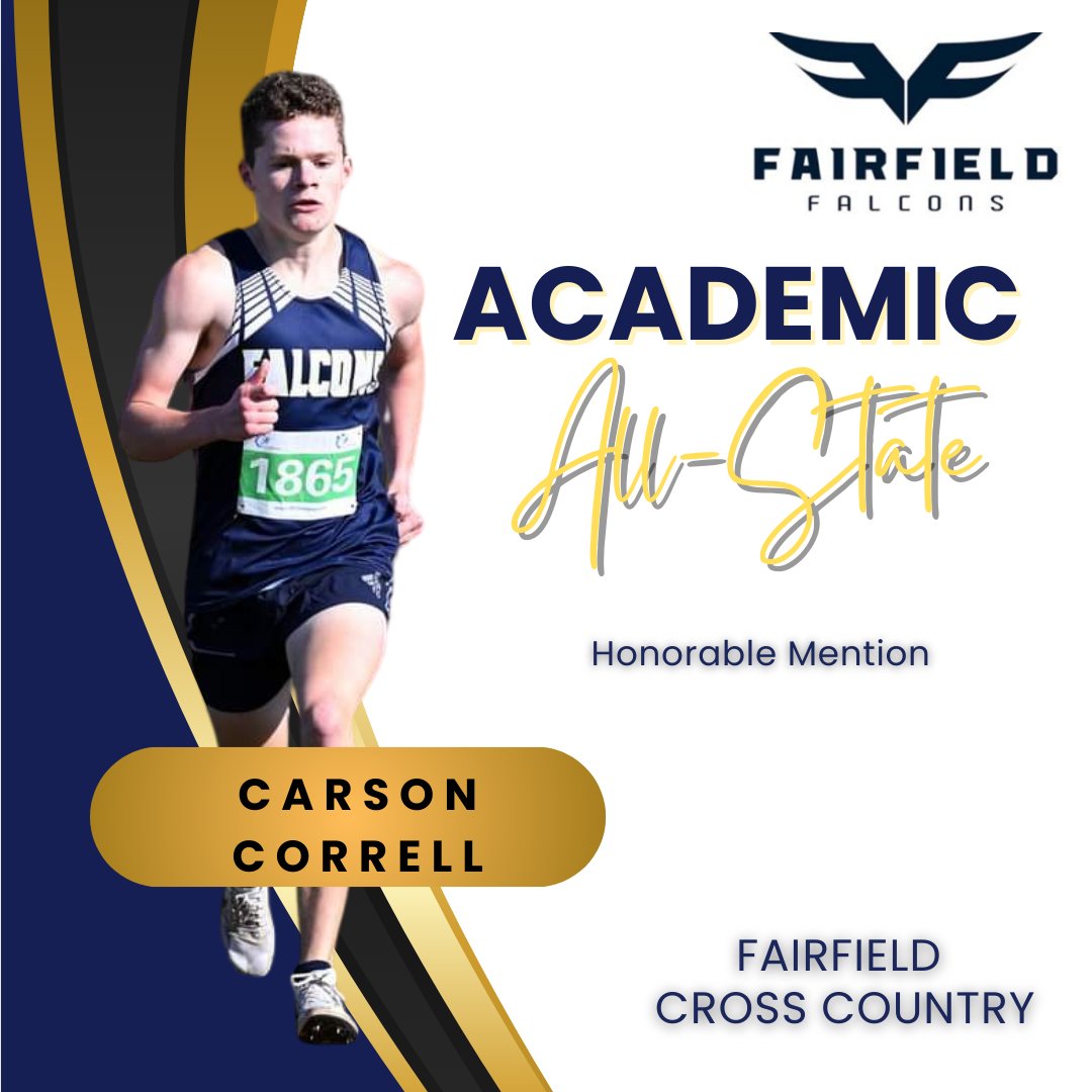Leading on the course and in the classroom. Congratulations, Carson Correll! 2024 Indiana Academic All-State Honorable Mention.