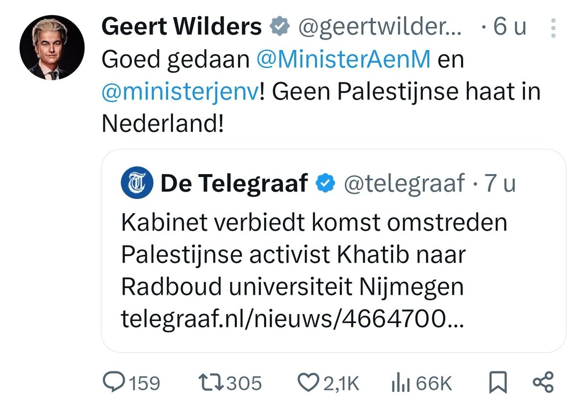 Eigen haat eerst.