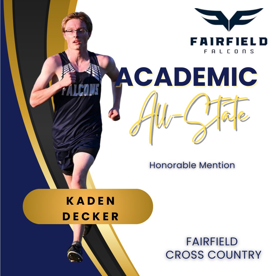 Leading on the course and in the classroom. Congratulations, Kaden Decker! 2024 Indiana Academic All-State Honorable Mention.