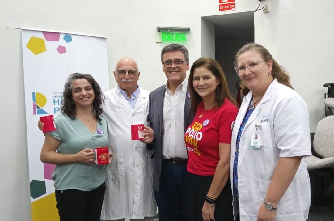 ASSEcomunica's tweet image. Se realizó en el Centro Hospitalario Pereira Rosell la Jornada “Polio Cero!”
👉Expuso la Cátedra de Infectología Especialización Pediátrica @Udelaruy, @MSPUruguay, @chlaep, #VacunatorioCHPR 
@Rotarymvd 
👉Participaron más de 150 funcionarios, de forma presencial y virtual