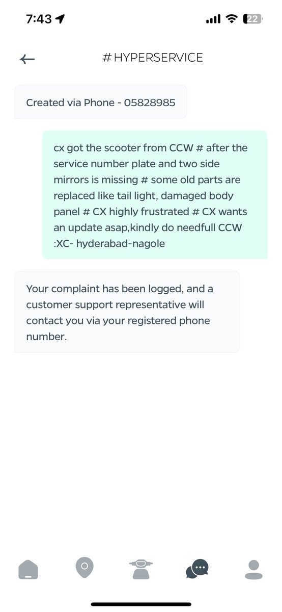 Charan_wr's tweet photo. @OlaElectric 
#HyperService
@bhash 

My scooter parts got swapped at the service centre when i gave my scooter for service also number plate is missing it’s been two days already still no prompt response vehicle is in worst condition 
Waiting for call back form you https://t.co/BShLd2yl3r