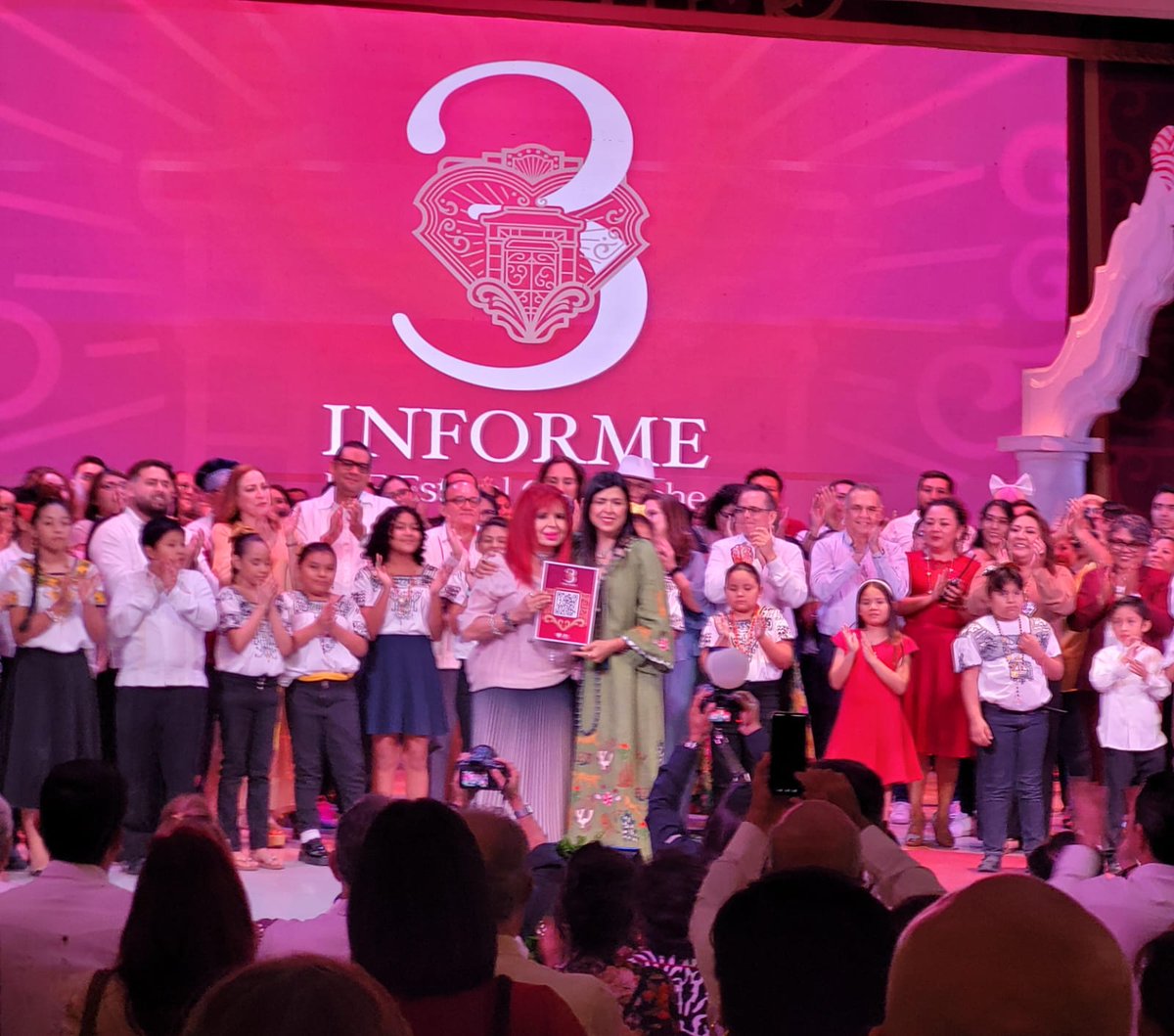 pjcampeche's tweet photo. El Licenciado Manuel Enrique Minet Marrero, Magistrado Presidente del #PJECamp presenció el Informe de Labores del Sistema DIF Estatal Campeche, que estuvo a cargo de la Licenciada Laura Sansores San Román, en su calidad de Presidenta Honoraria de dicha instancia. https://t.co/vzSiZVAeHo