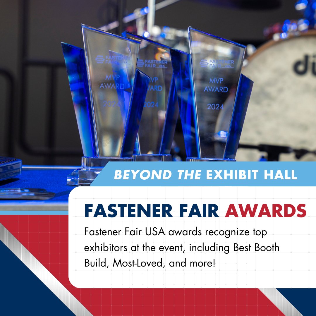 FastenerFairUSA (@fastenerfairusa) on Twitter photo Celebrate excellence at the Fastener Fair Awards, where innovative exhibitors shine beyond the exhibit hall. Recognizing exhibitors for Best Booth Build, Most-Loved, and more, our awards ceremony gives an inside look at must-see products and booths for you to check out on Day 2! Celebrate excellence at the Fastener Fair Awards, where innovative exhibitors shine beyond the exhibit hall. Recognizing exhibitors for Best Booth Build, Most-Loved, and more, our awards ceremony gives an inside look at must-see products and booths for you to check out on Day 2!