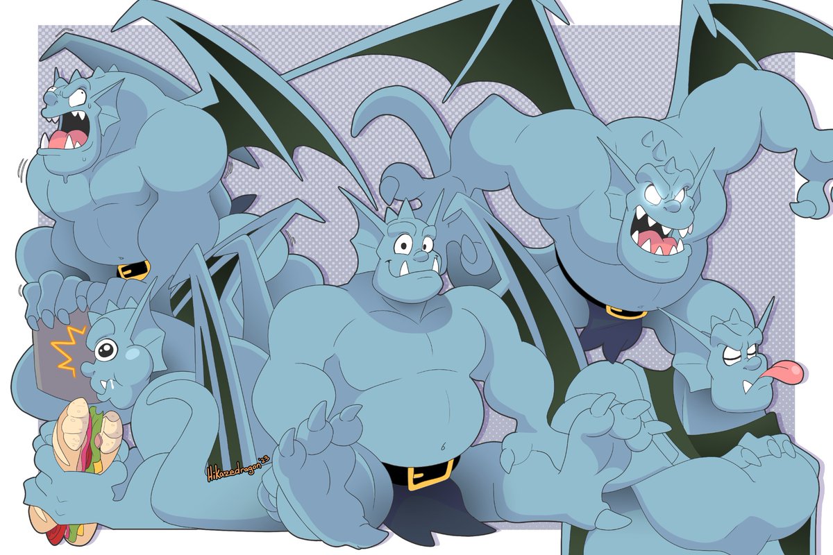 HikazeDragon's tweet photo. Broadway from Gargoyles 😈 https://t.co/bTpxoAoL8B