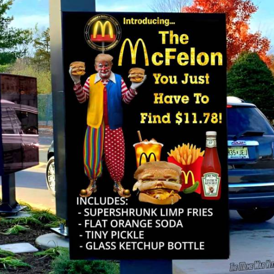 smc429's tweet photo. Eat a burger anywhere else because fuck McDonald's. https://t.co/XSgeElzLnY