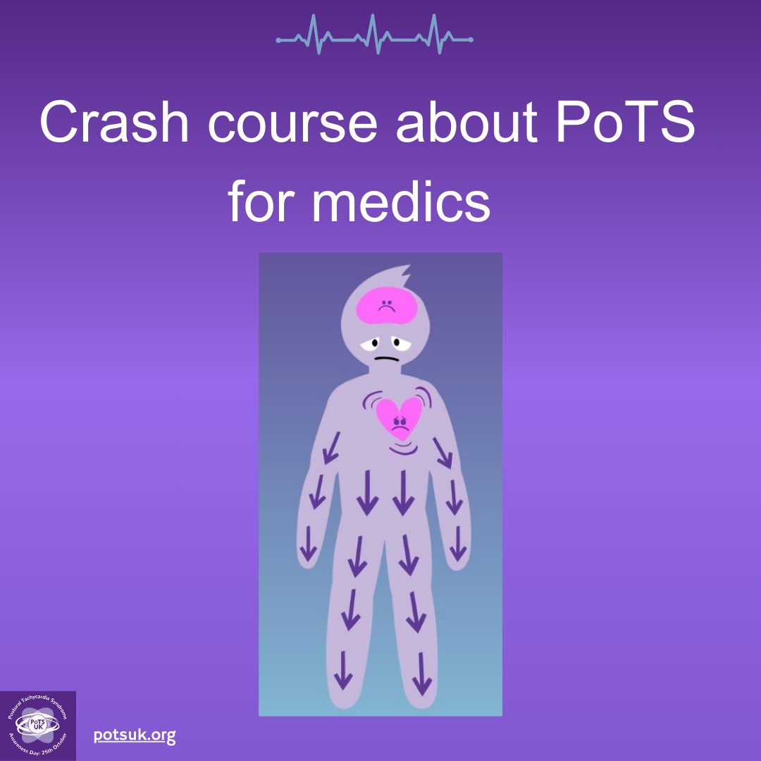 Today is 🌟#PoTSAwarenessDay🌟

#PoTS is so much more than just a fast heart rate upon standing! 

Please take the time to read &amp; view this information to educate yourself about #PoTS, a common but under-diagnosed condition which has QOL equivalent to COPD &amp; congestive heart