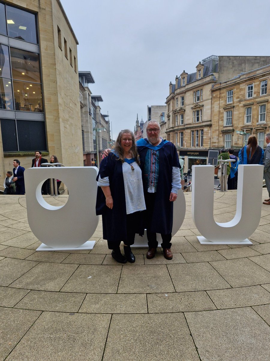 So proud of mum and dad graduating today with <a href="/OUScotland/">OU in Scotland</a> #oufamily