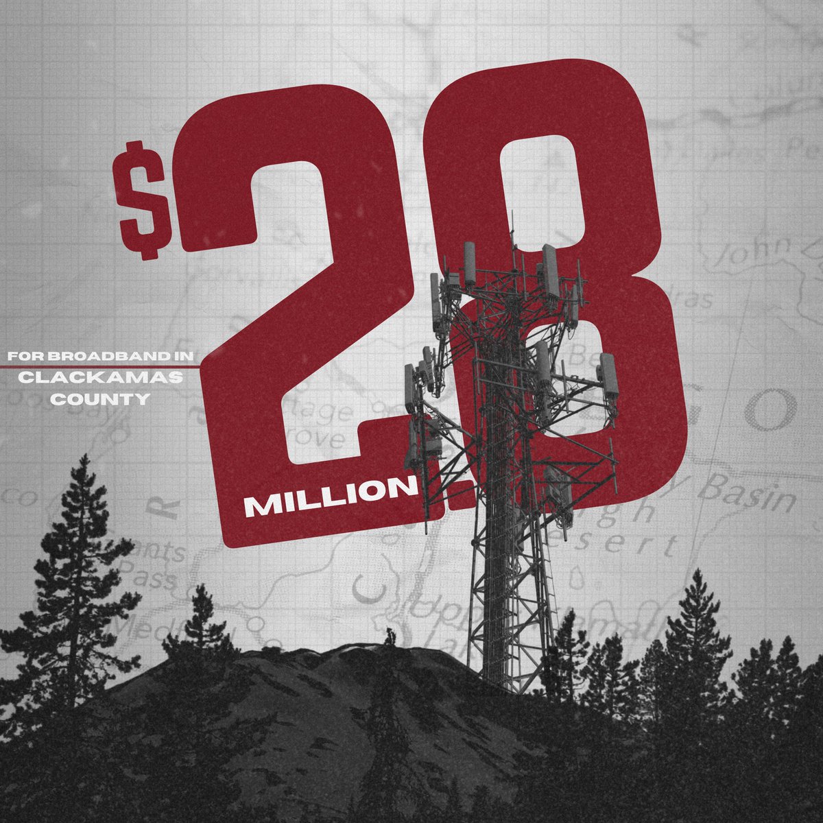 ICYMI: The USDA has announced $2.8 million in funding for broadband in Clackamas County!

This investment will help #OR05 households and businesses access reliable, high-speed internet.